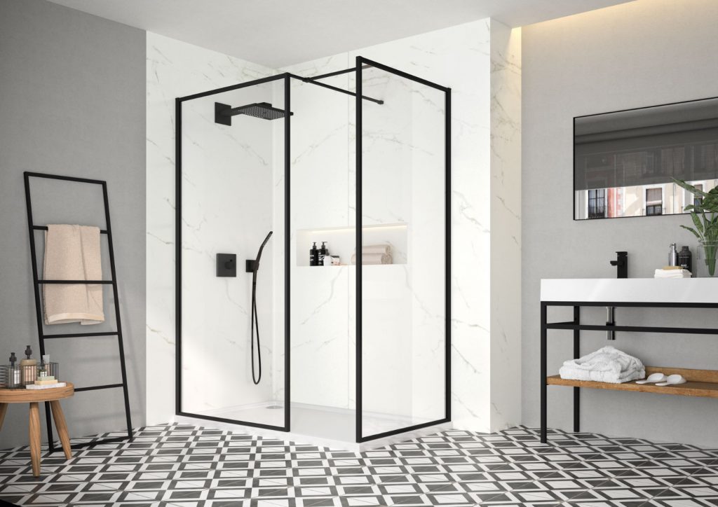 Merlyn Black Framed Walk In Lr | Lead Wolf, Peterborough