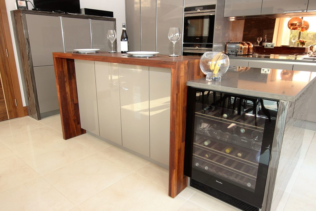 5. American Walnut Breakfast Bar | Lead Wolf, Peterborough