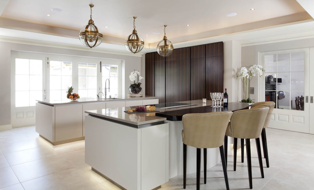 Two Large Kitchen Islands Breakfast Bar Silestone Worktop 1 | Lead Wolf, Peterborough