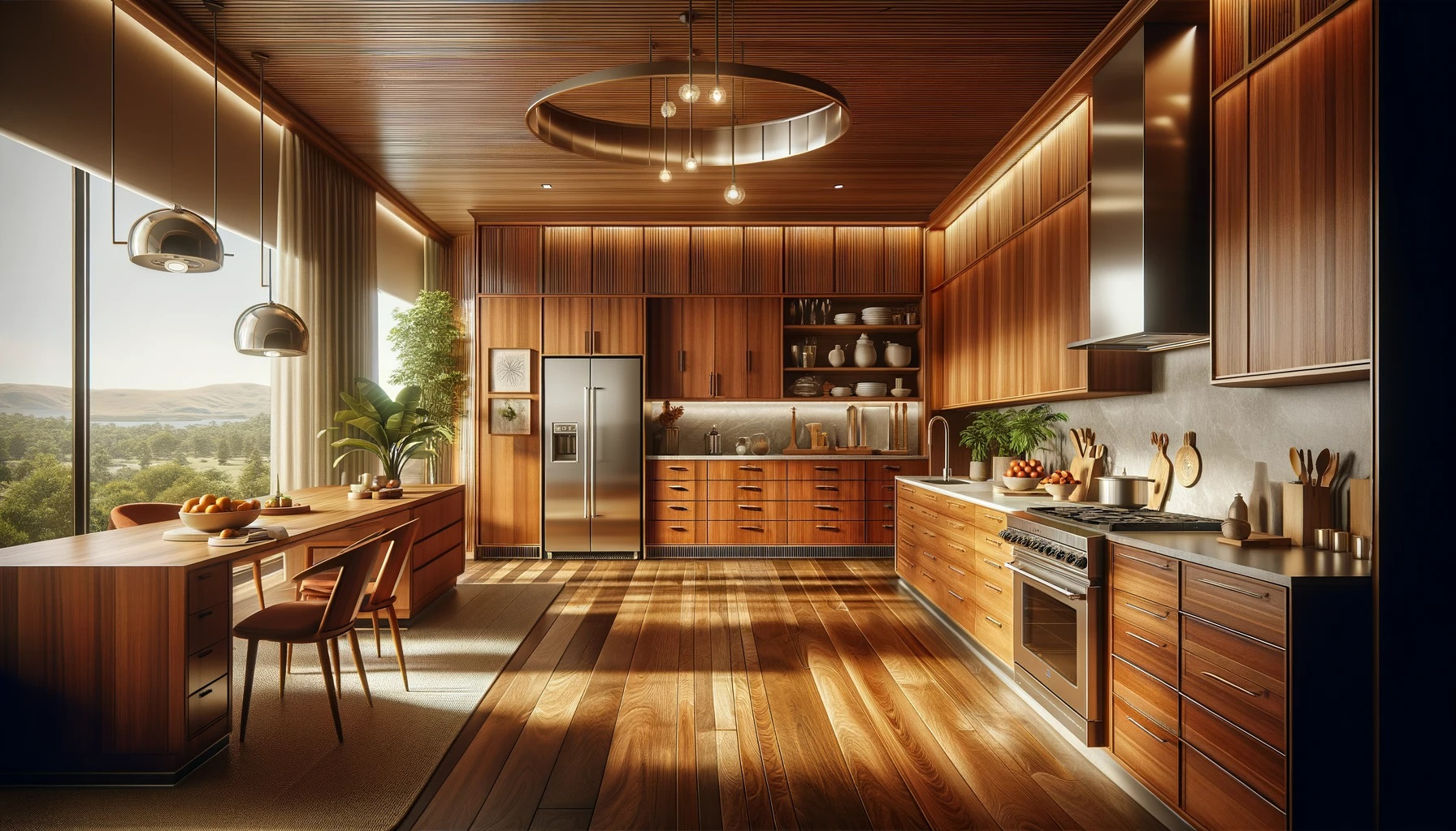 Cherrywoodmidcenturykitchendesign | Lead Wolf, Peterborough